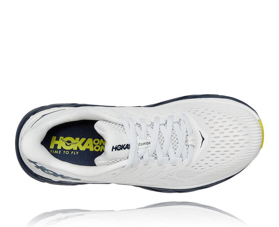 Tenis Hoka One One Hombre Blancos/Negros - Clifton 7 - INQR27841